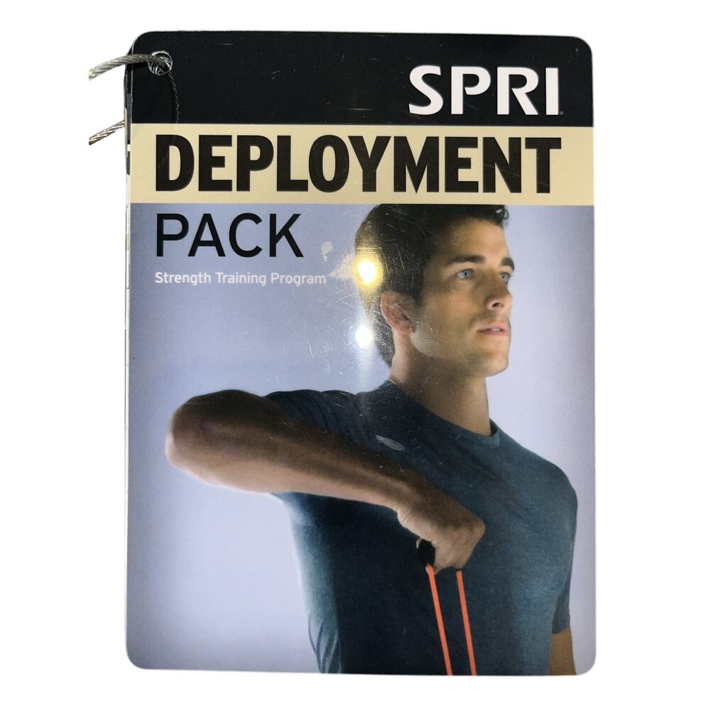 SPRI Fitness Deployment Pack 14 Item Guide 13 Resistance Tubes Workout Equipment